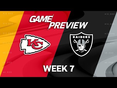 Video: Kansas City Chiefs vs. Oakland Raiders | Week 7 Game Preview | NFL Playbook