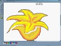 Drawing a Flower in MsPaint