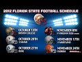 Courtesy of www.seminoles.com Check out the entire schedule for the 2012 Florida State Football team. With 7 home games this season, fans should be excited for 2012. Purchase your season tickets by clicking here: www.seminoles.com
