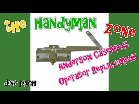 how to repair awning window crank