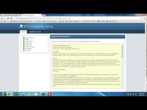 how to install ip board skin