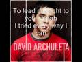 My Hands- David Archuleta