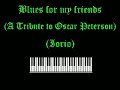 Blues for my friends (composer and pianist: Ubiratan Iorio)