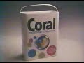 publicit� lessive coral