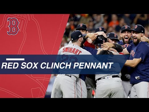 Video: Red Sox clinch American League pennant and advance to World Series