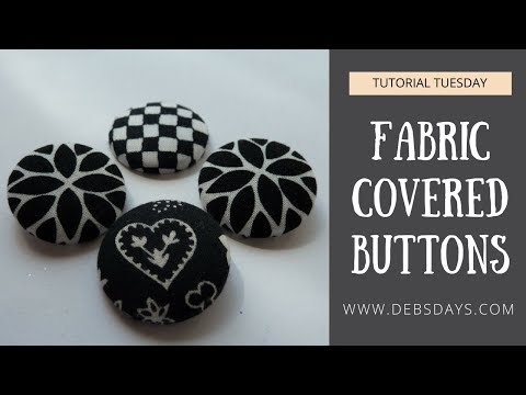 how to self cover buttons