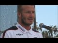 David Beckham Presents Award At Special Olympics Closing Ceremony
