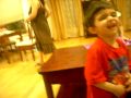 Brandon singing birthday....sox