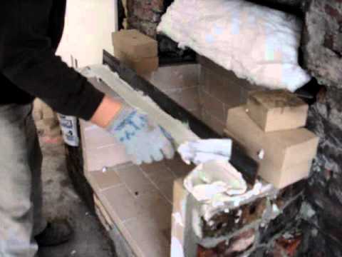 how to fit fire bricks