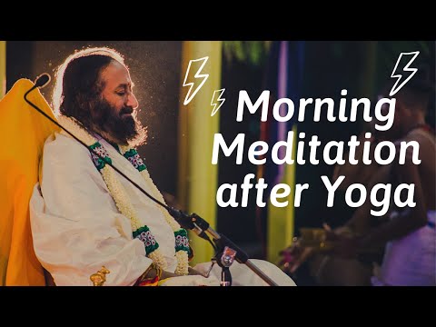 how to meditate sri sri ravi shankar