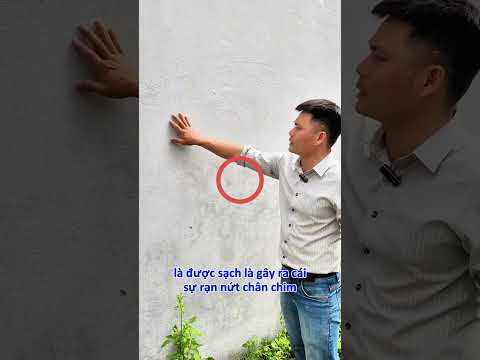 Mr.Mạnh Victory chia sẻ về những nguyên nhân gây ra hiện tượng tường bị rạn nứt chân chim