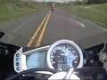 Triumph Daytona 675 over Hawk Mountain