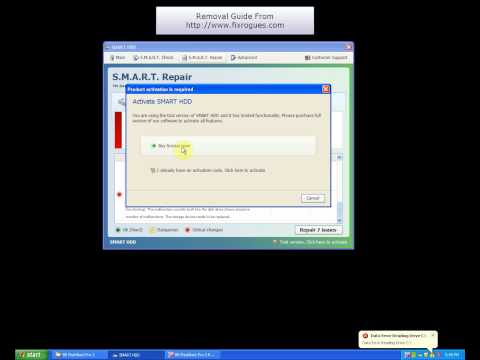 how to get rid of s.m.a.r.t. hdd virus