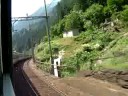 Scenery movie from a Gotthard train window Scenery movie from a Gotthard train window