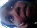 Tora on da cell w/ thee hubby