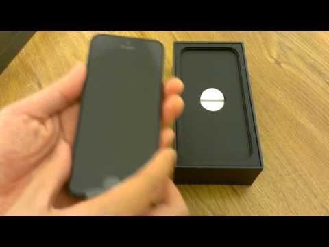 iPhone 5 Unboxing 16GB Black