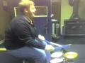 The BBE and a tiny, tiny drum set.