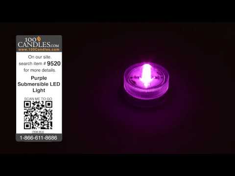 Purple Submersible LED Light