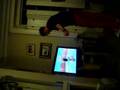 Adie playing Hula on Wii