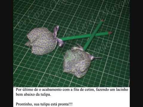 PAP tulipa de tecido