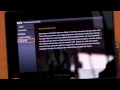 FaceBook App demo op BlackBerry PlayBook
