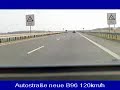 Autofahrt auf B96 zwischen Nassenheide und A111 Hennigsdorf