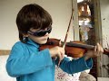 Felix 6 years plays Gavotte by Lully