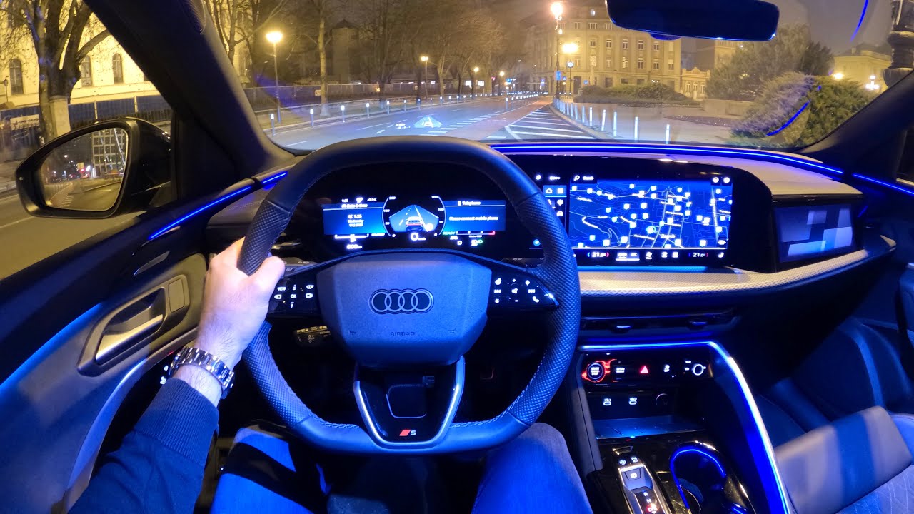 New AUDI Q5 SPORTBACK 2026 - NIGHT POV test drive & FULL REVIEW (TDI Quattro)