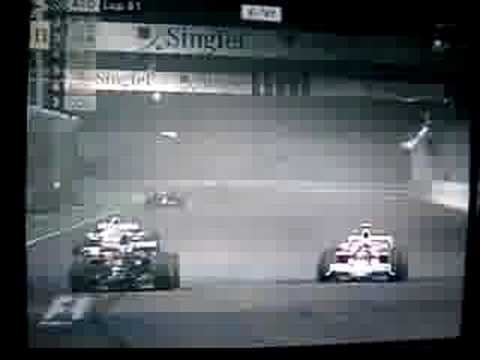 Fernando Alonso en Singapur 2008