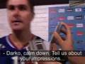 Darko Milicic's statements (English Subtitles) after GRE-SRB