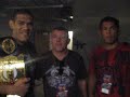 Antonio \"Bigfoot\" Silva with \"Minotauro\" Noguiera