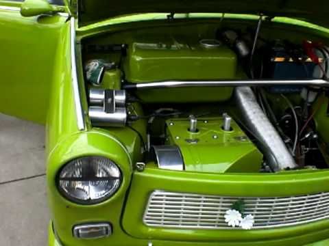 Aufgemotzter Trabant Diesen getunten Trabi habe ich auf der Tuning Dresden