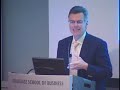 Prof. Myron Scholes, 1997 Nobel Prize Winner in Economic Sciences, Delivers Last Lecture