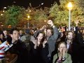 Grant Park Reaction to Prediction that Barack Obama Won Grant Park Reaction to Prediction that Barack Obama Won