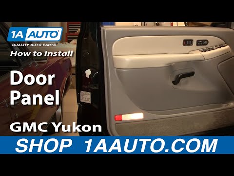how to remove yukon door panel