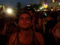 the rain is now pouring down... yet the crowd keeps growing at the dnb stage!  shy fx killin it son!