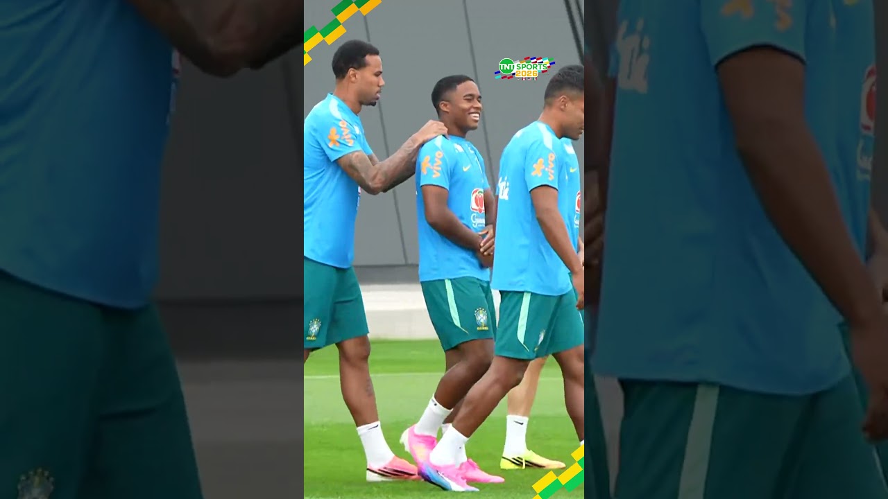 O ENDRICK É O XODÓ DA SELEÇÃO, NÃO TEM JEITO! 😂 #shorts