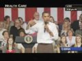 Obama Denounces Dishonest Death Panel Rumors at Town Hall