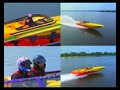 Reggie Fountain and Jim Clash in a Superboat at 140 MPH