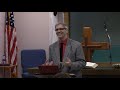 Bills Lake Baptist Church Sunday School Service Jan. 17, 2021