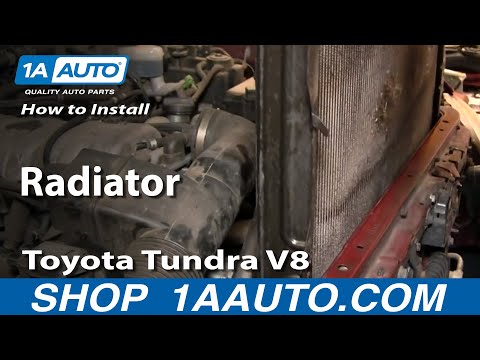 How to Install Replace Radiator Toyota Tundra V8 00-05 1AAuto.com