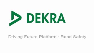 DEKRA - Driving Future Platform - Road Safety