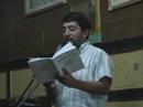 Felipe Ruiz en el Foro de Escritores