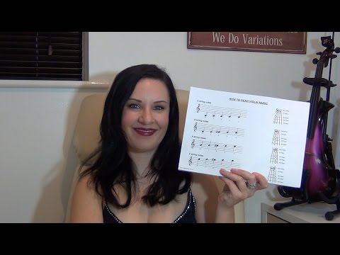 how to read violin notes