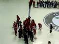 Russian and Canadian teams after the final match (2008)
