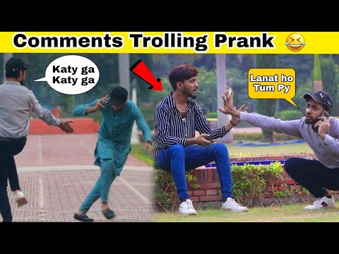 comment trolley prank on people | pranks | try not to laugh / memes