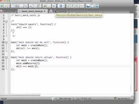 how to unit test javascript