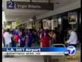 TV NEWS COVERAGE FROM LAX WORKERS STRIKE