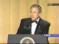 George Bush at White House Correspondents Dinner