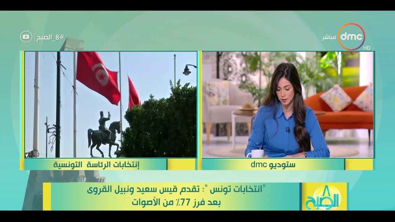 8 الصبح - "انتخابات تونس" : تقدم قيس سعيد ونبيل القروي بعد فرز 77% من الأصوات